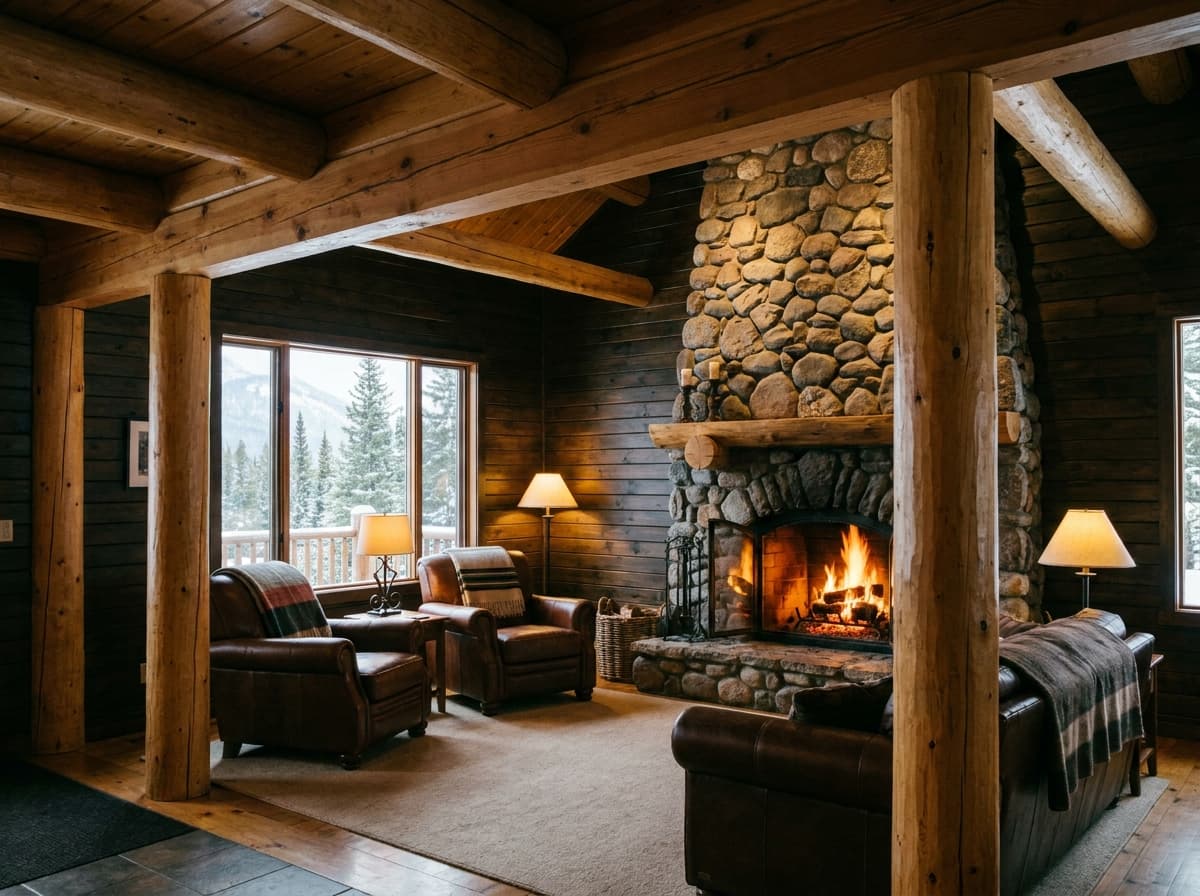 Rustic lodge